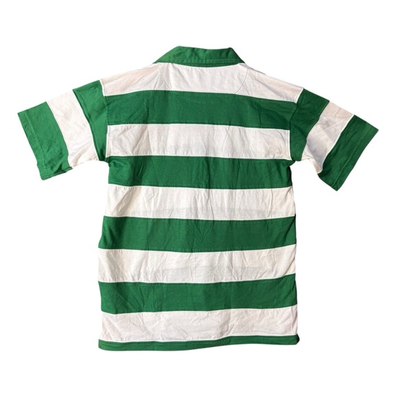 Lansdowne Ireland Kids Green & White Striped Rugby Polo – Sz 11/12 (NWT) - Picture 6 of 11